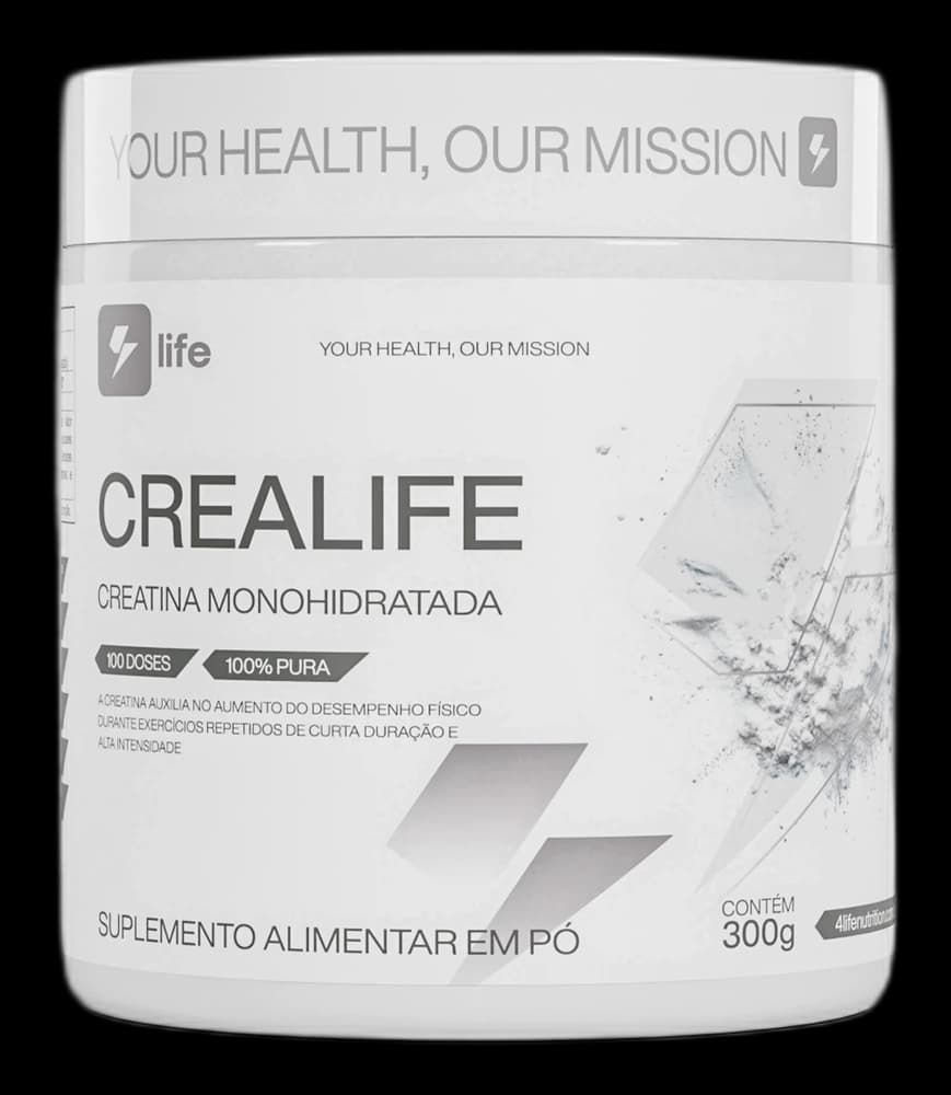 Crealife — Creatina Monohidratada · 300g · 100 doses