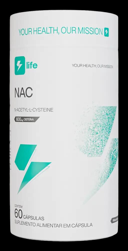 NAC — N-acetil L-cisteína 600mg · 60 cápsulas