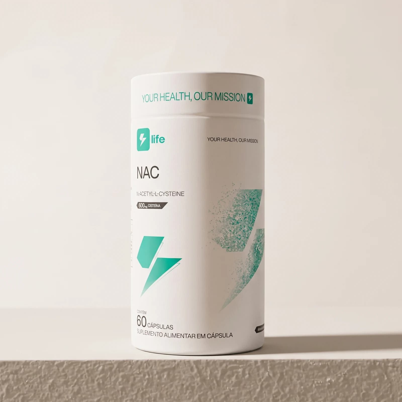 NAC — N-acetil L-cisteína 600mg · 60 cápsulas