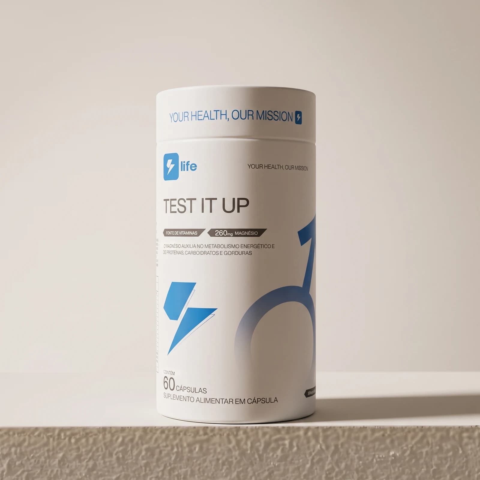 Test It Up — Vitalidade e Saúde do Homem · 60 cápsulas · 30 doses